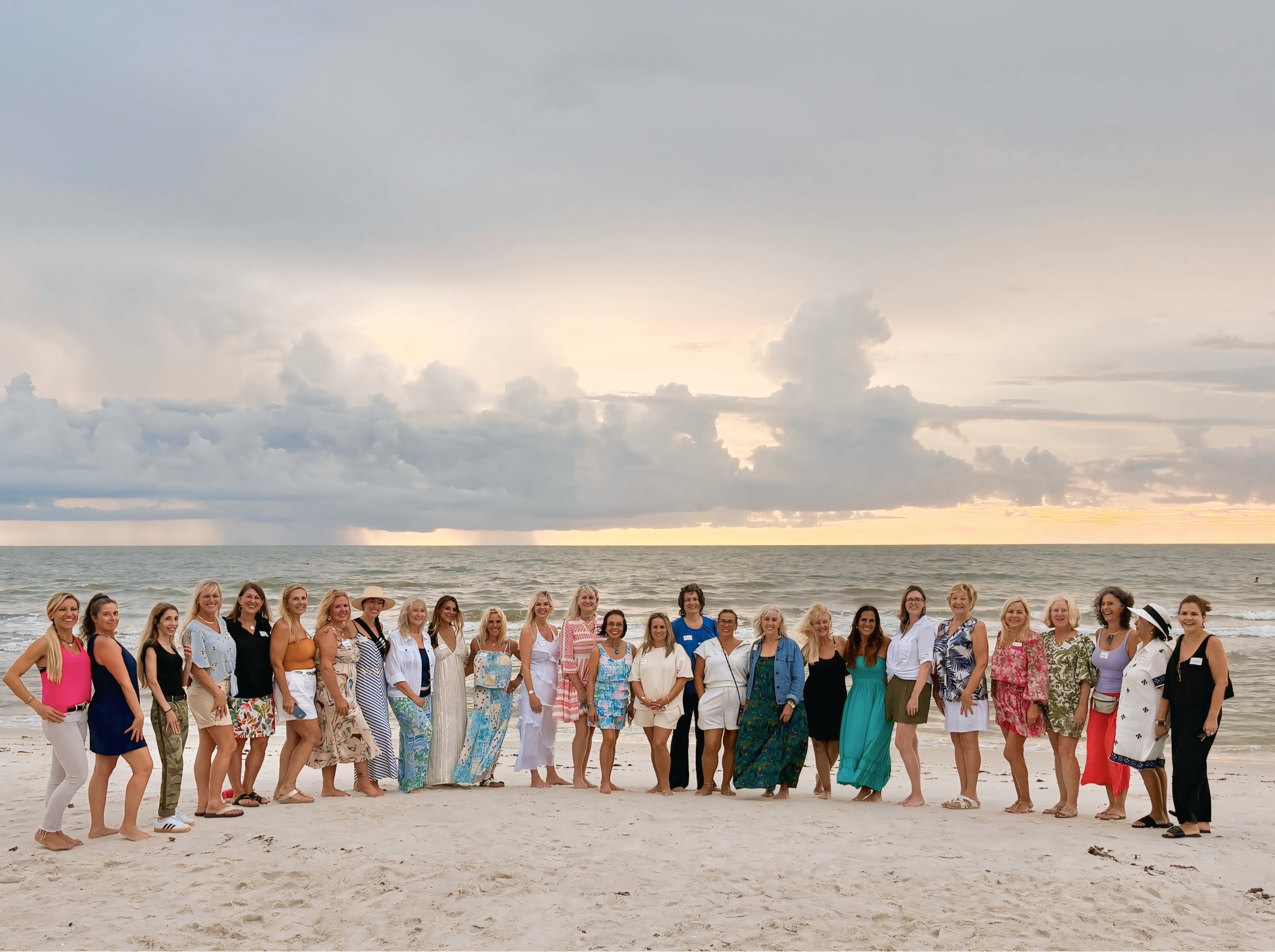 Julie Marvel — The Fabulous Ladies of Naples sunset beach mingle